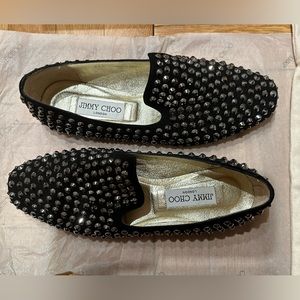 New In box Jimmy Choo studded slipper/loafer size 37.5